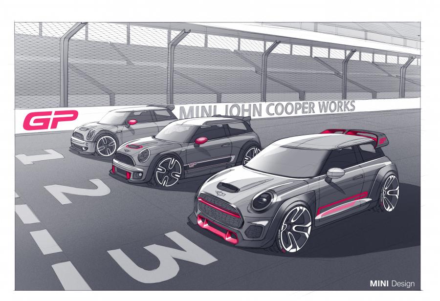 Эскиз Mini John Cooper Works GP (F56) 2020 года  (WW) (фото 70 из 70)